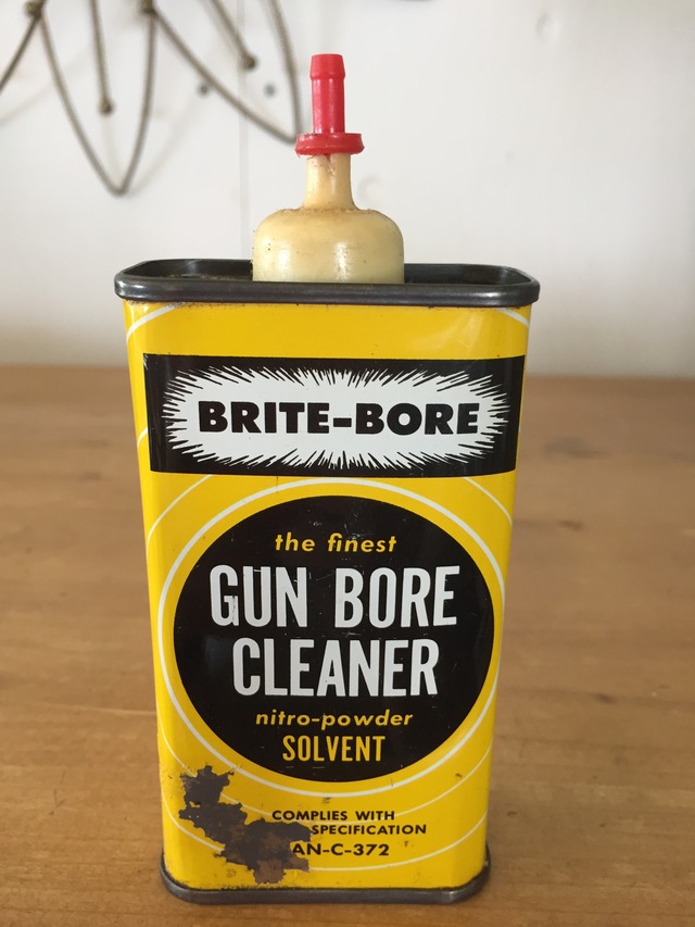 【送料込】Brite Bore アメリカンビンテージ缶 ガンオイル/銃器メンテナンス【A2114】 Antique Style～【アンスタ】アメリカ買付けのヴィンテージ・アンティークのおみせ。
