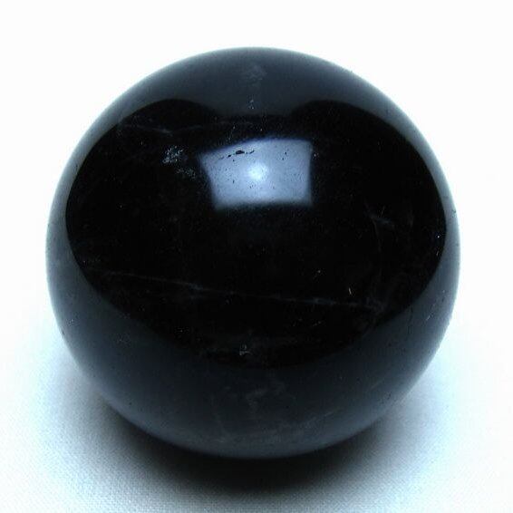 モリオン 黒水晶 丸玉 54mm 一点物 151-9593