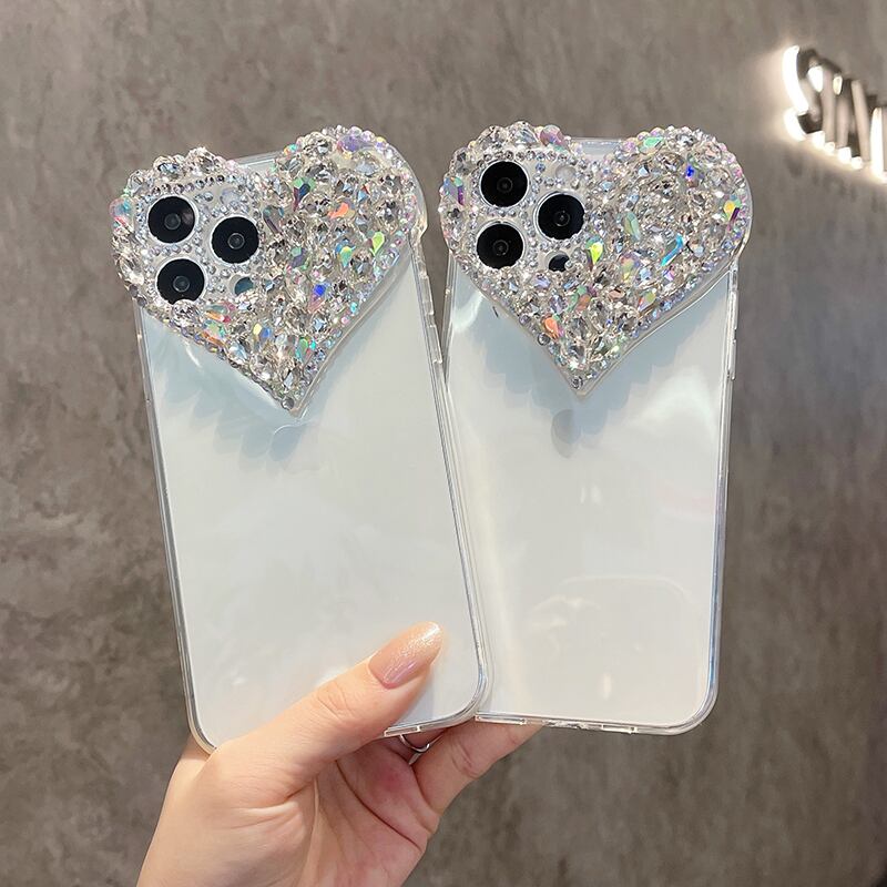 キラキラハートiphoneケース Elle Chic キラキラハートiphoneケース Elle Chic