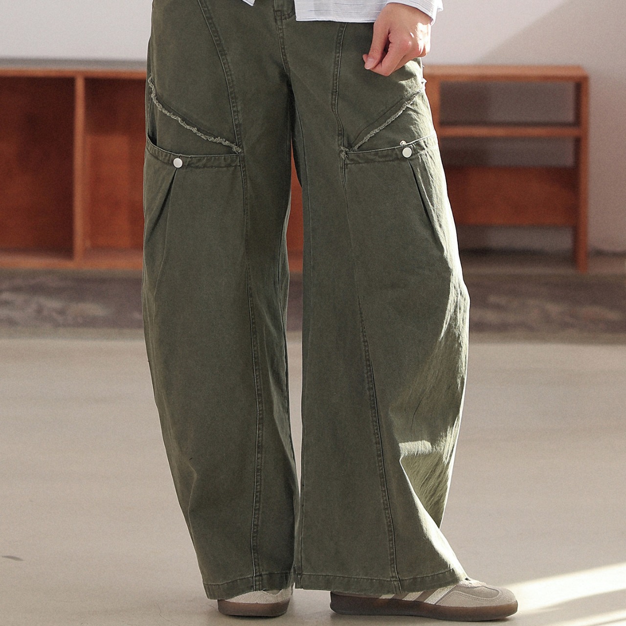 モノリス・アーティキュレートカーゴパンツ N3552 - 5