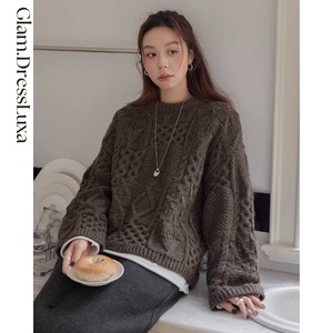 Soft Cable Knit Pullover/3color_T1621