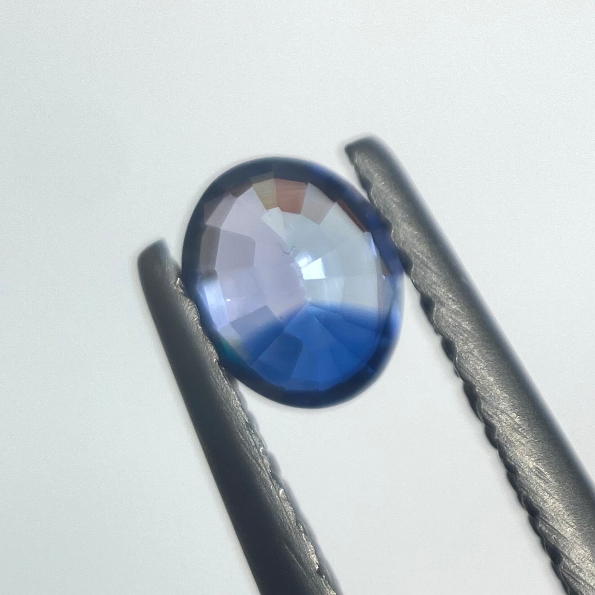 夏夜に藍染浴衣なバイカラーサファイア