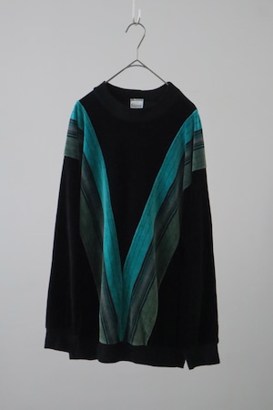 80s-90s Euro velour tops