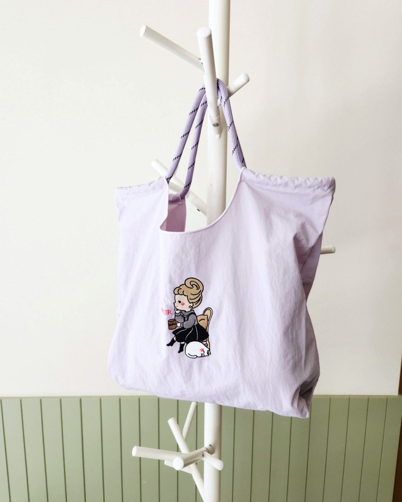 【11/30まで】Sweet_刺繍エアリー トートバッグ - 6