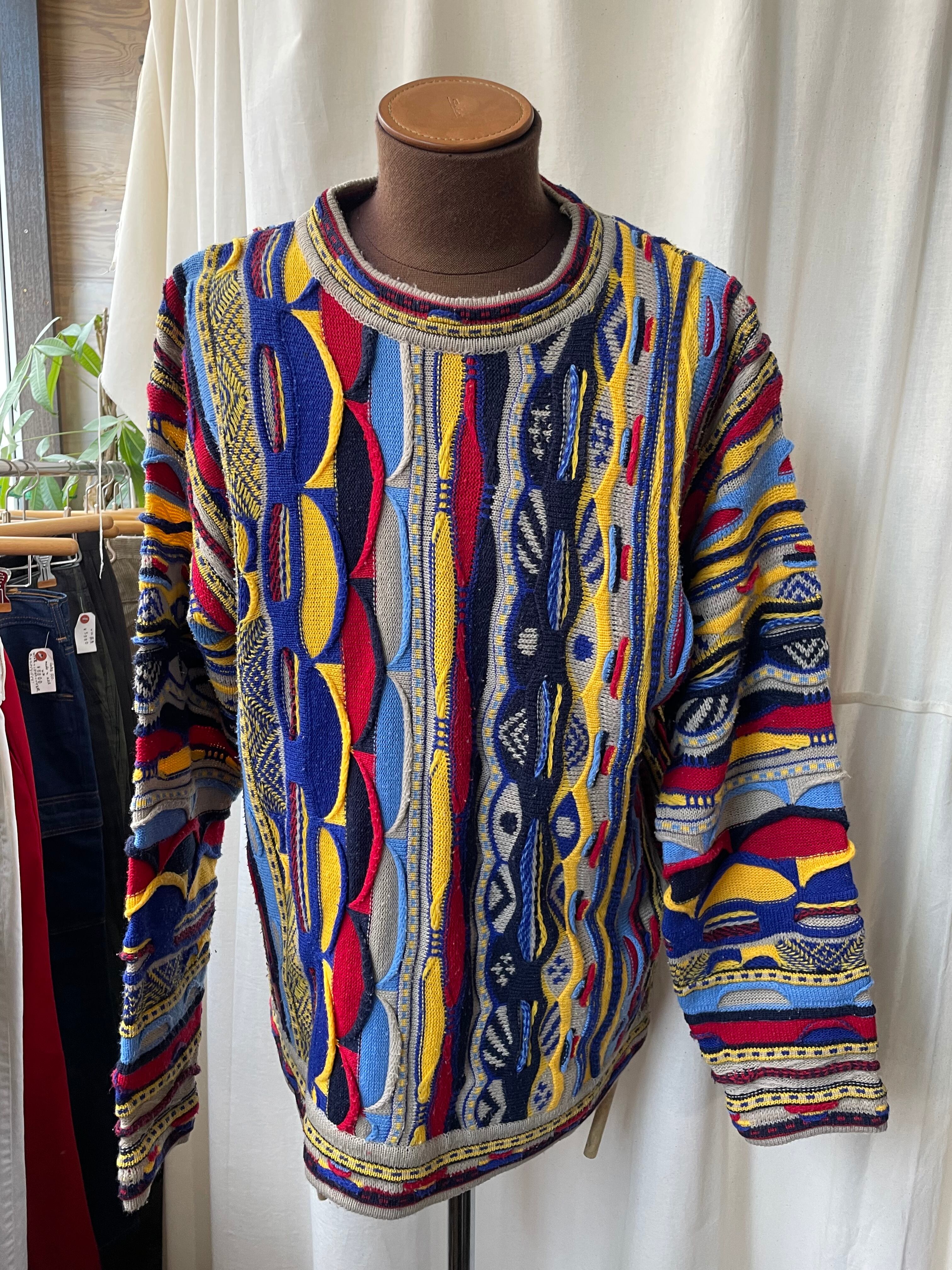 Coogi 3Dコットンセーター クージー 3Dニット