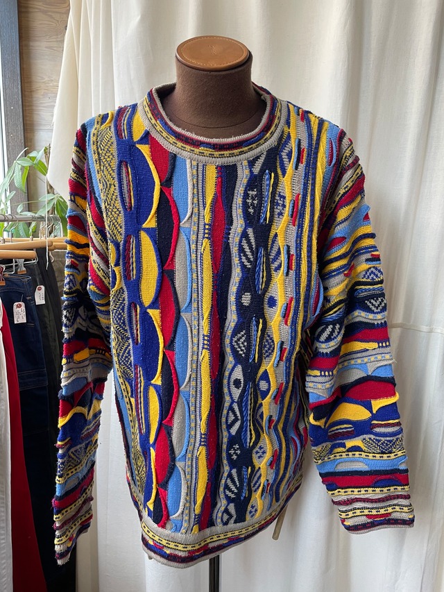 Coogi 3Dコットンセーター クージー 3Dニット