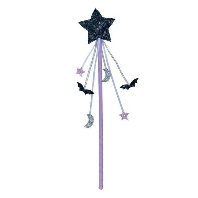 HAL432-Halloween Star Wand-BLACK