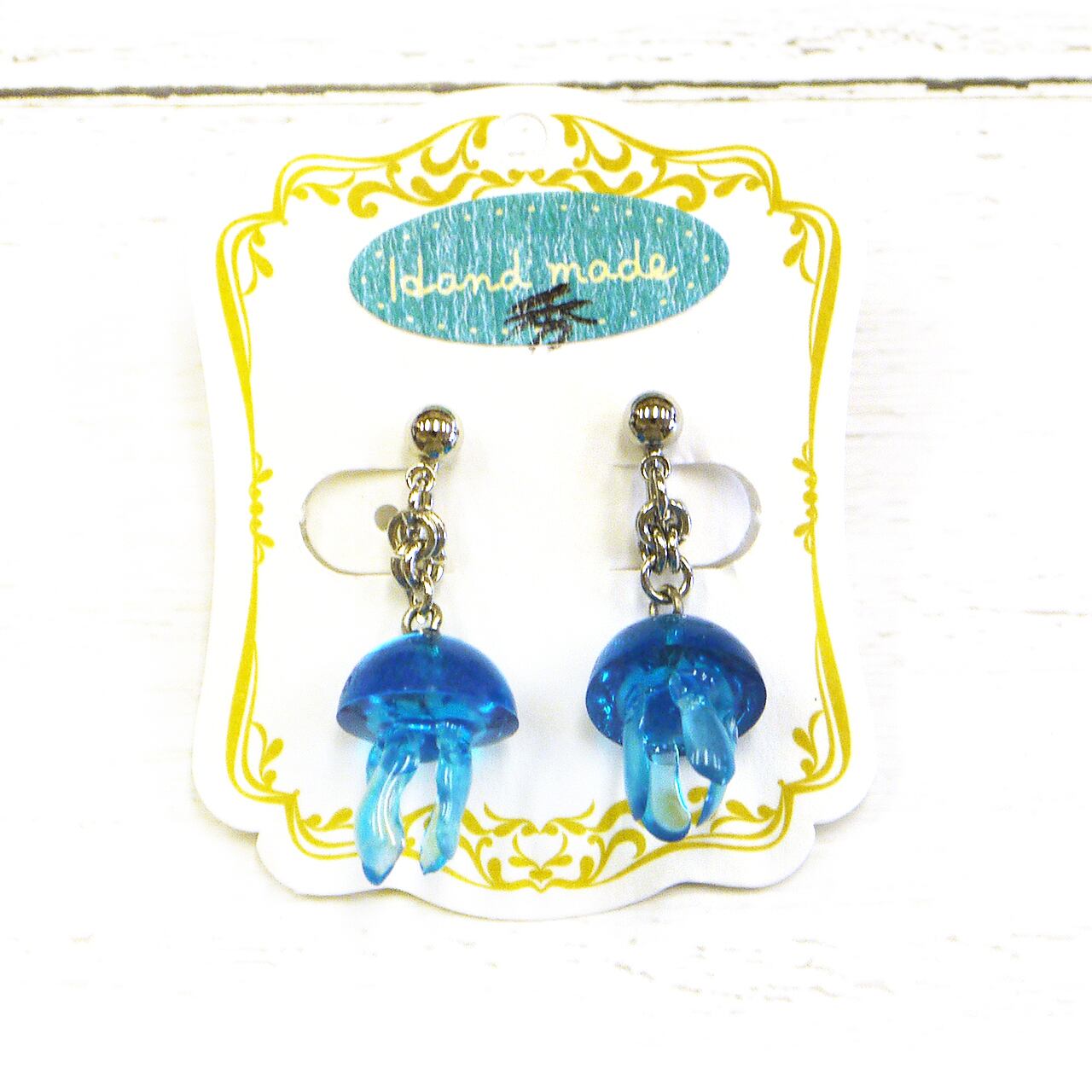 ハンドメイド秀☆】クラゲのイヤリング/イヤリング | gallery HacoToCo