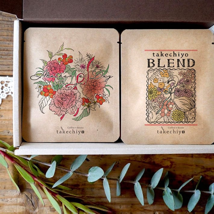 母の日ギフトボックス ドリップパック12個入【Mother's Day Blend / takechiyoブレンド】