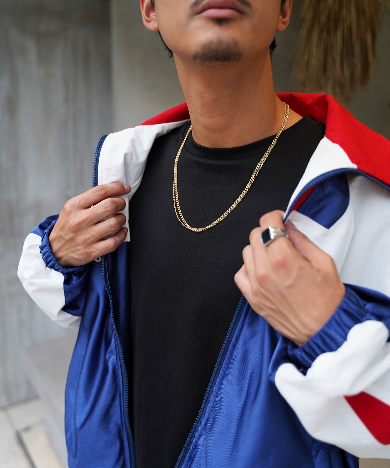 【#Re:room】SV925 W CHAIN LONG NECKLACE［REA222］