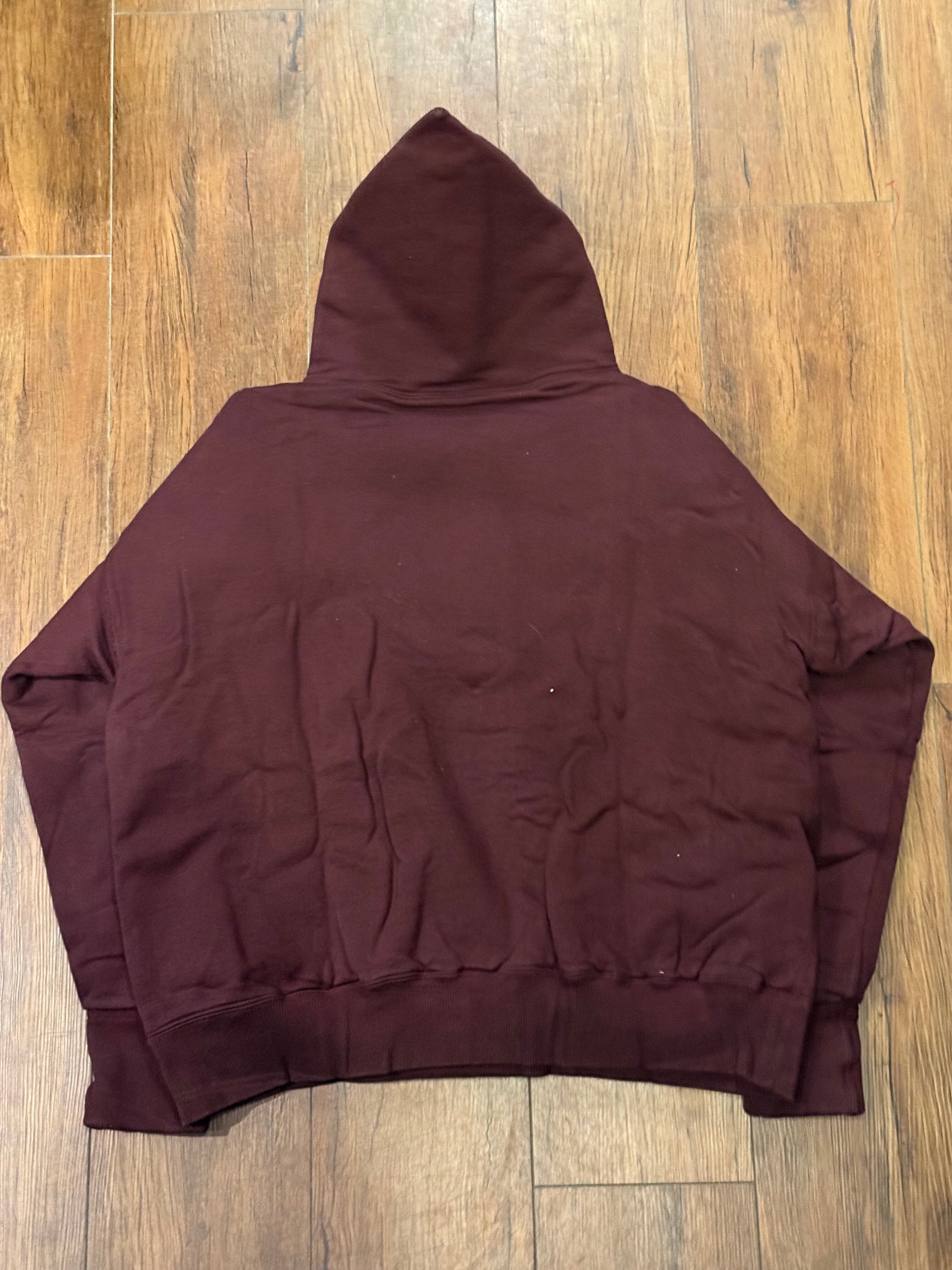 THREEFACE DOUBLE FACE LOCK HOODIE BURGUNDY | vintage THREEFACE DOUBLE FACE LOCK HOODIE BURGUNDY | vintage