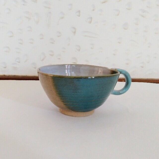 スープカップ（三色掛け分け） | 金ヶ江両右ェ門窯