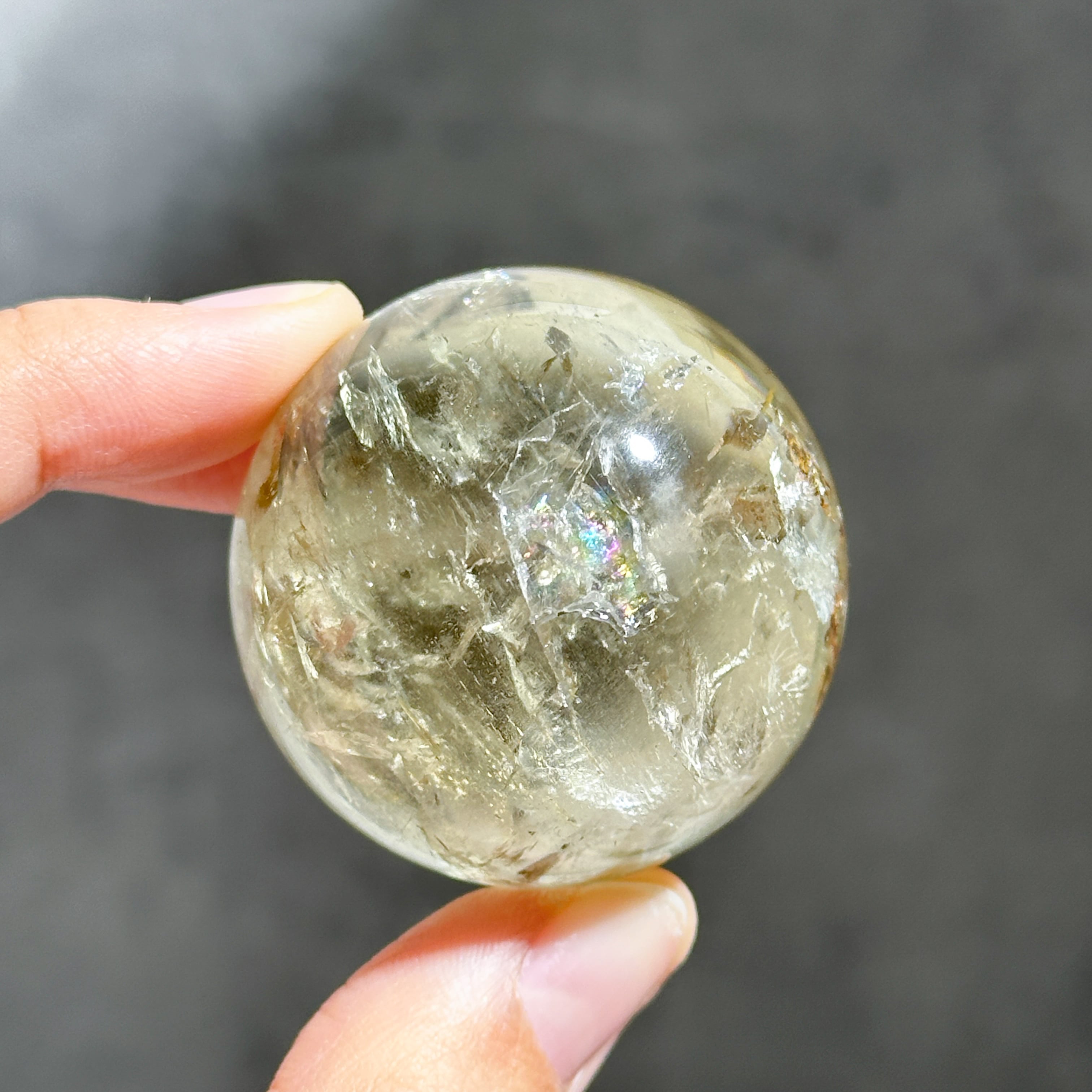 シトリン（黄水晶） スフィア13 ◇ Citrine ◇ 天然石・鉱物