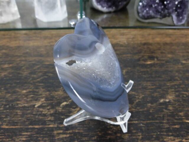 【瑪瑙カービング】　ハート瑪瑙　no.9