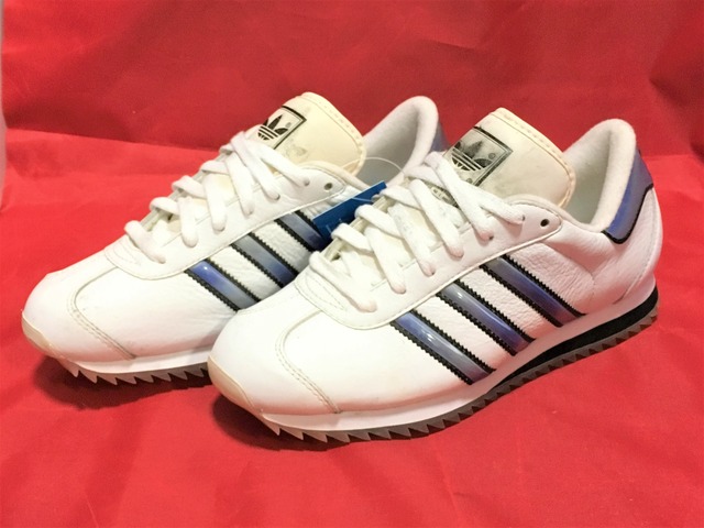 adidas（アディダス） COUNTRY RIPPLE（カントリー リップル） 5 1/2 23.5cm 白/青⑧