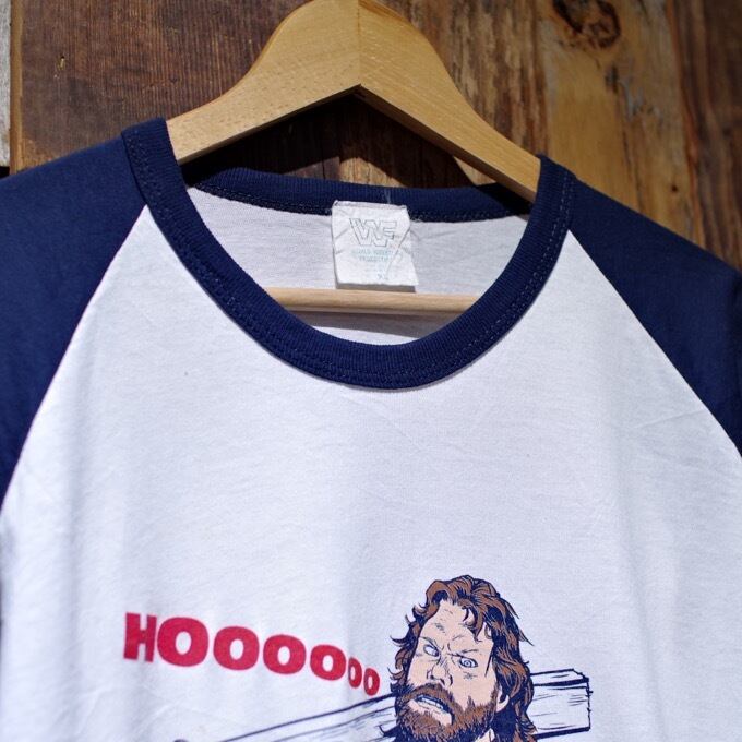 1980s WWF Print T-Shirt HACKSAW Jim Duggan / 80年代 プロレス 1980s WWF Print T-Shirt HACKSAW Jim Duggan / 80年代 プロレス