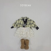 韓国子供服 / 26Autumn / soybean / メイド スリムTシャツ / キッズ服 / ジュニア服 / 秋服 *XS~JM*