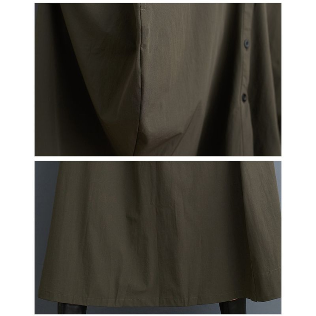 配色 切替 シンプルワンピース 00335