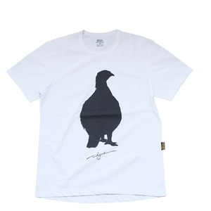 ranor(ラナー) ROCK PTARMIGAN T-SHIRT WHITE×BLACK