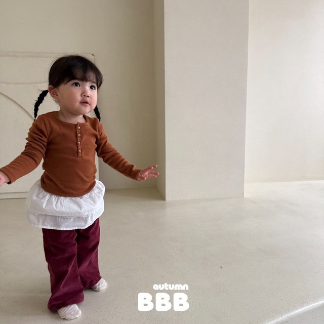 《予約》送料無料【Bella bambina】Velvet Bootcut Pants