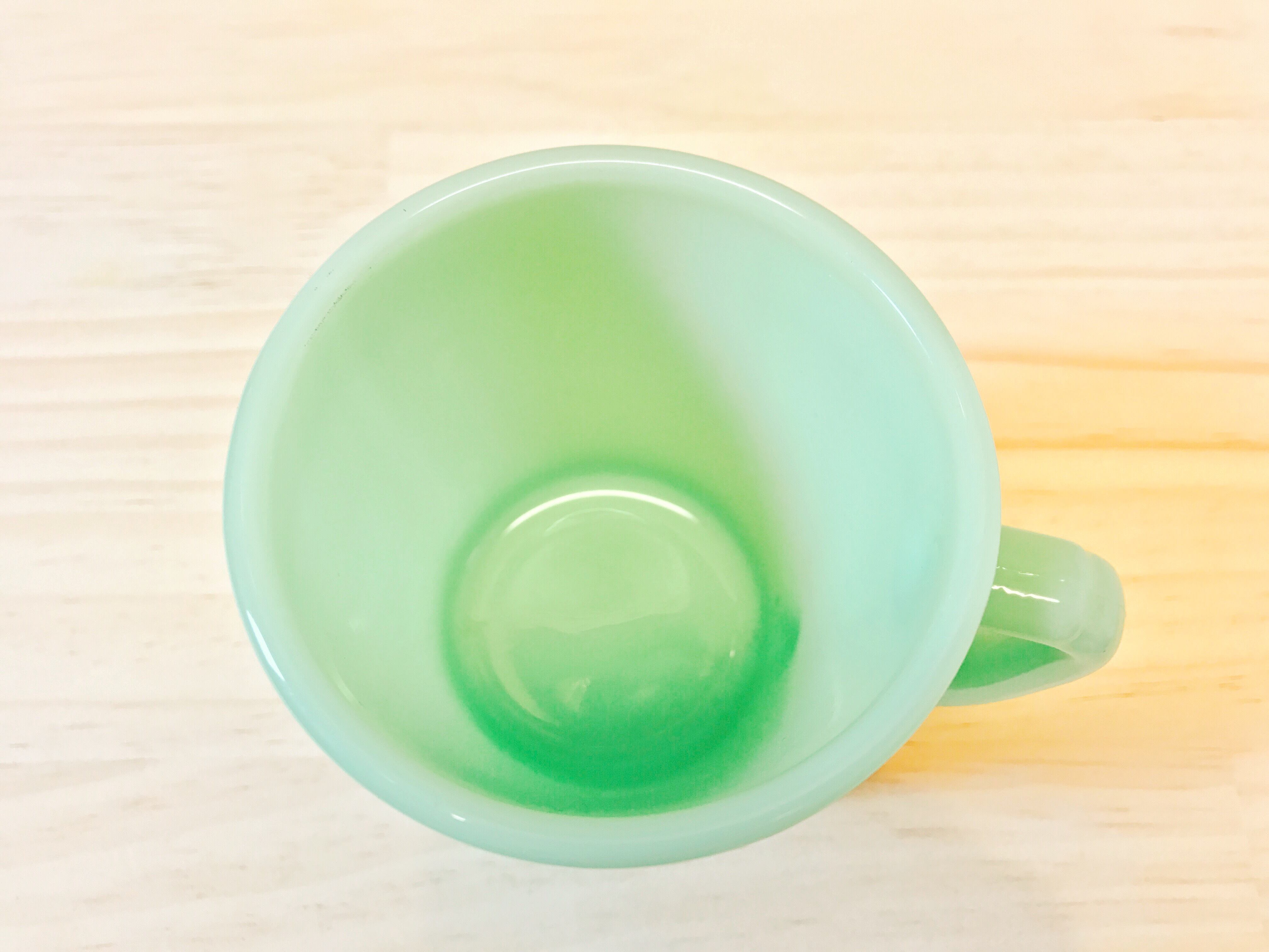 ファイヤーキング ジェダイ Dハンドル ミルクガラス Jadeite eTOq