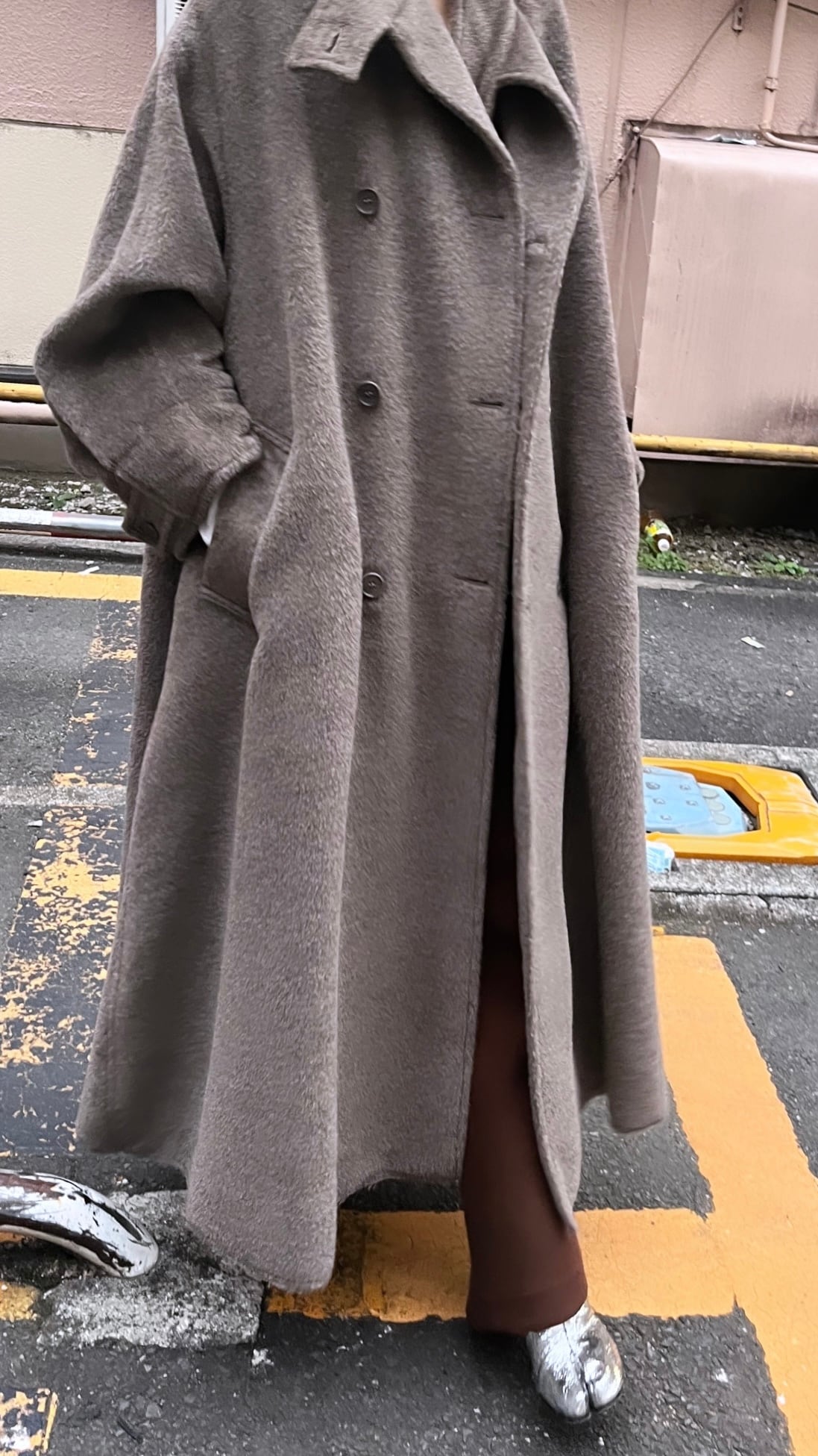 GABRIELA COLL GARMENTS  [DORMEUIL ALPACA OVERSIZED COAT ]