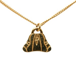 ディオール バッグモチーフ ネックレス ゴールド メッキ レディース Dior 【中古】