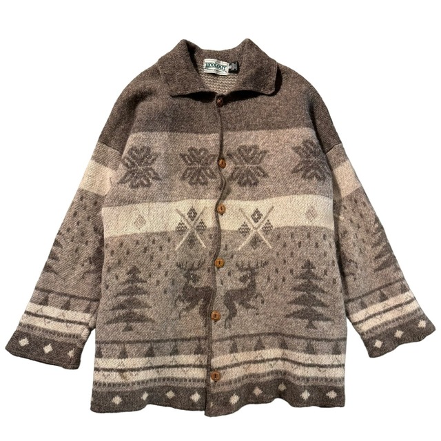 The ECOLOGY KNIT CARDIGAN MADE IN NEW ZEALAND【DM752】