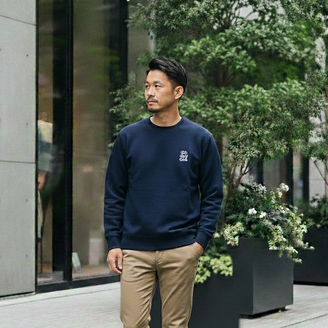 CREW NECK SWEAT｜INDIGO