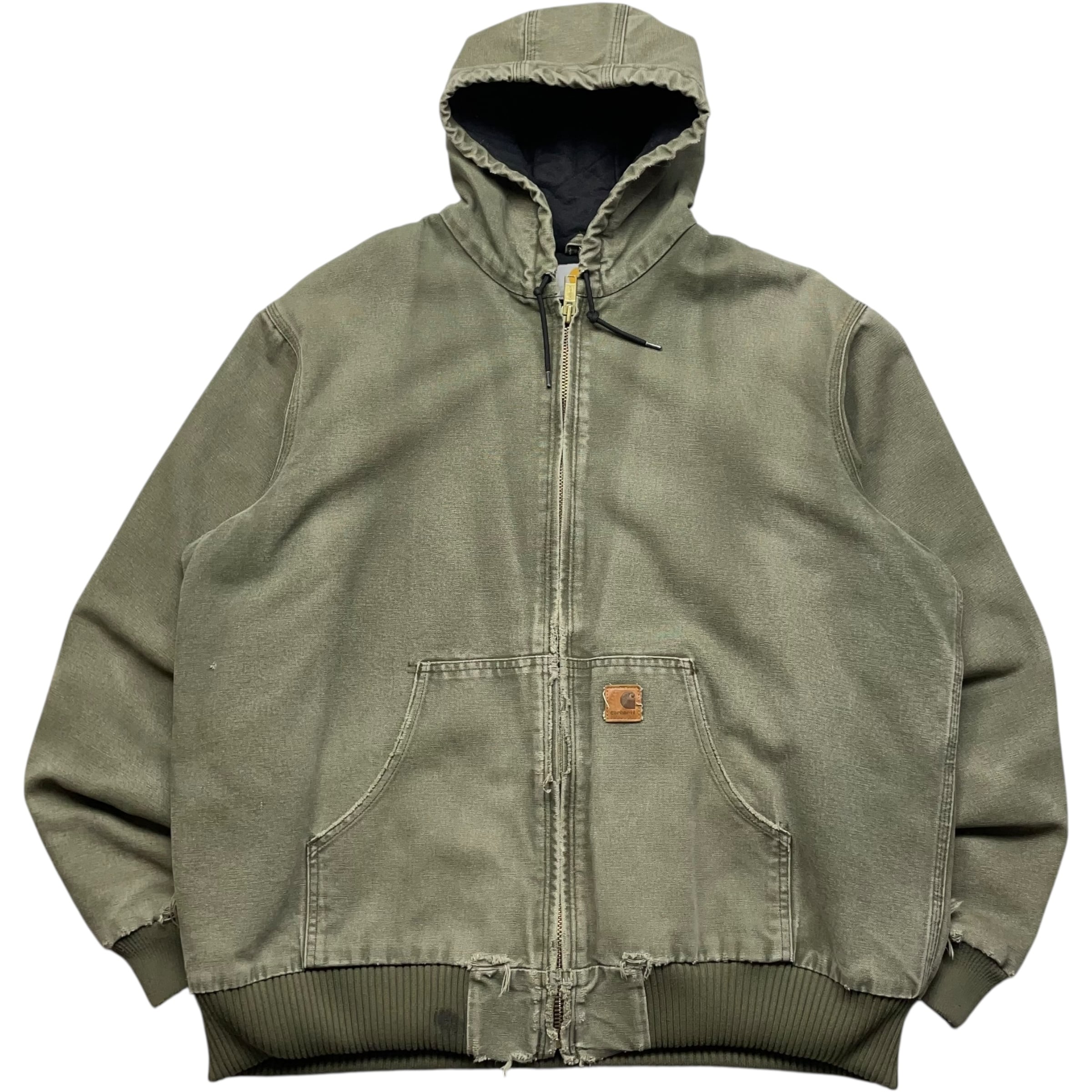 《XL TALL》 Carhartt カーハート アクティブジャケット ワークジャケット フェード モスグリーン MOS no. 9419