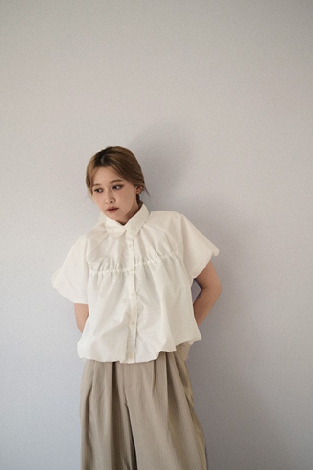 Balloon Blouse/バルーンブラウス/White
