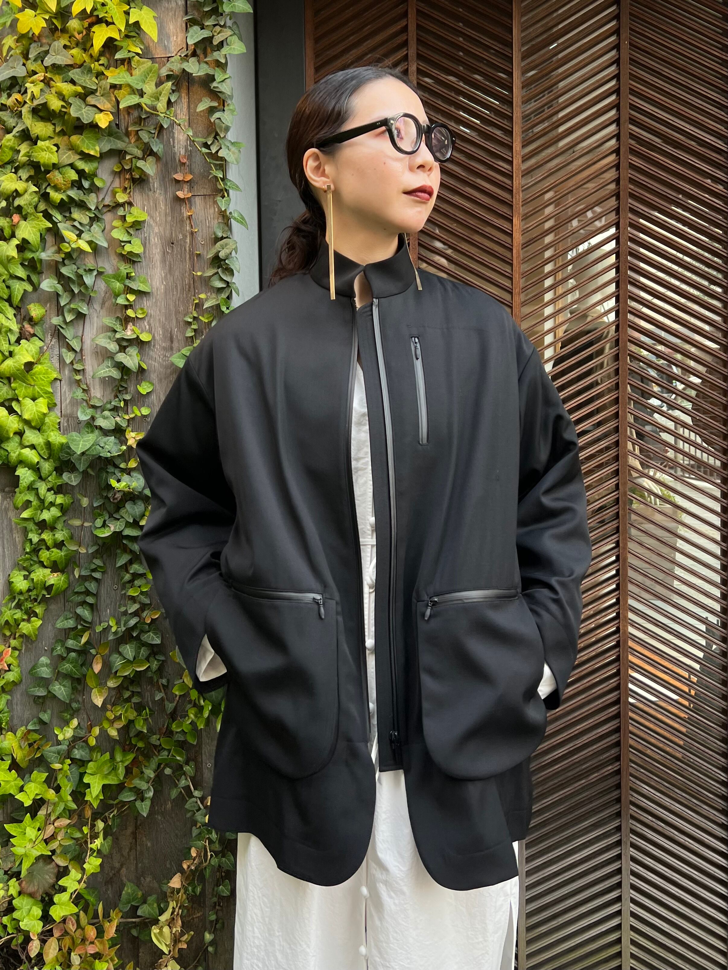 Mame Kurogouchi マメクロゴウチ / WOOL GABARDINE COAT | TRENT 