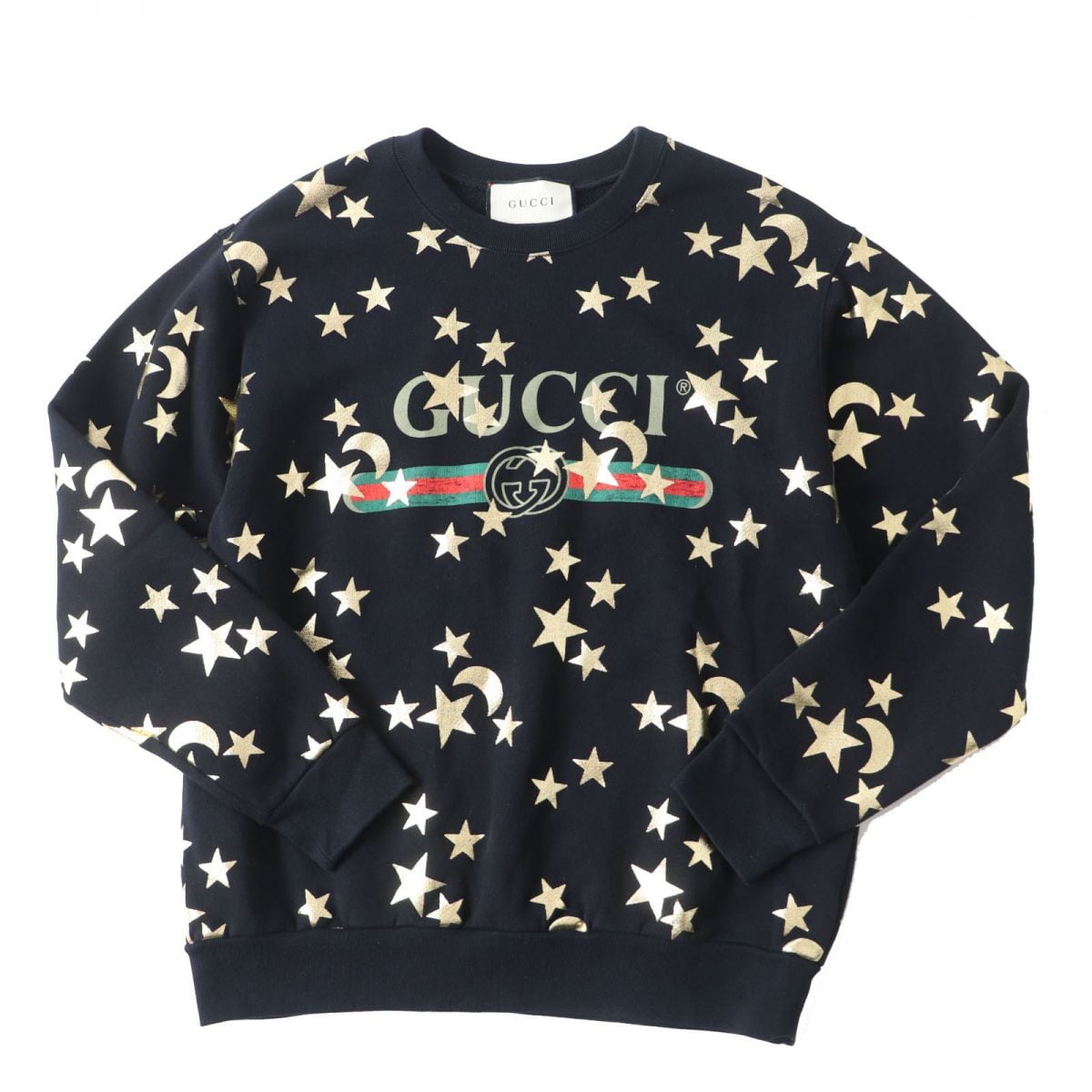 11319【美品・希少Lサイズ】グッチ☆シェリーライン定番カラー白ポロシャツ グッチ GUCCI☆ヴィンテージロゴ入り長袖ポロシャツ シェリーライン