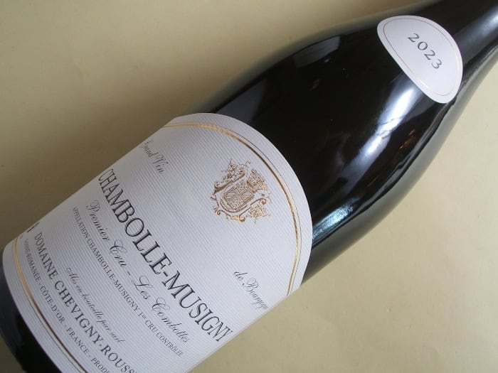 シャンボール・ミュジニー 1級 レ・コンボット 2023年 シュヴィニー・ルソー