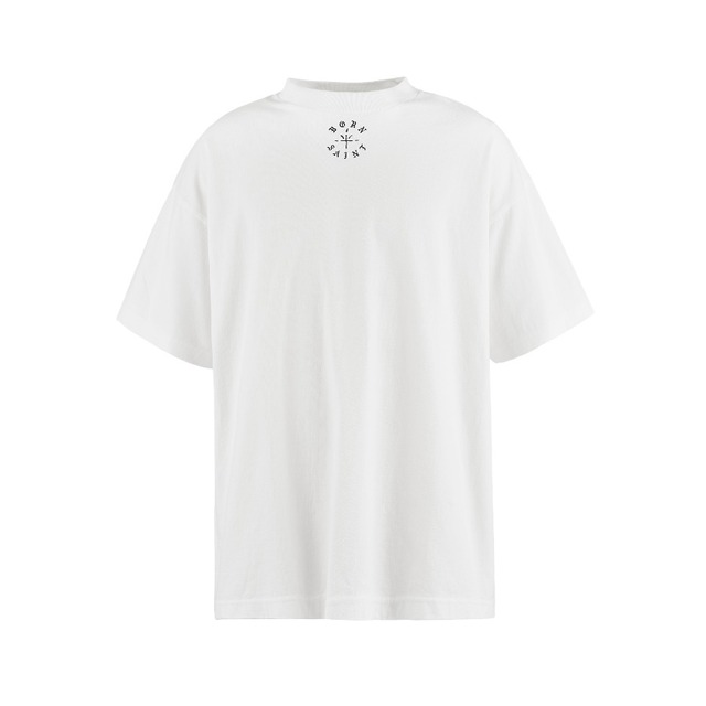 【SAINT MICHAEL】SM-YS8-0000-C07/BR_SS TEE/BORN SAINT/WHT