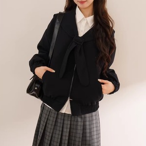 タイデザインジップアップブルゾン ・75708