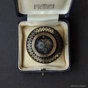 アンティークジュエリー ピクウェ ブローチ 【マーガレット】（ソーティングメモ付）