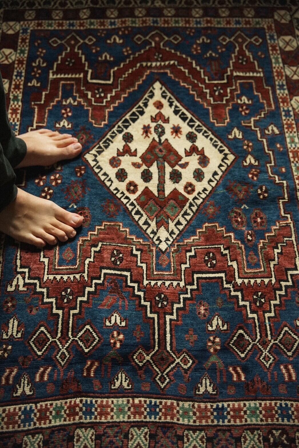 947 -Semi Antique Afshar rug