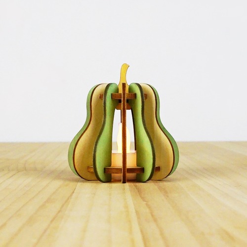 「洋梨」木製ミニランプ