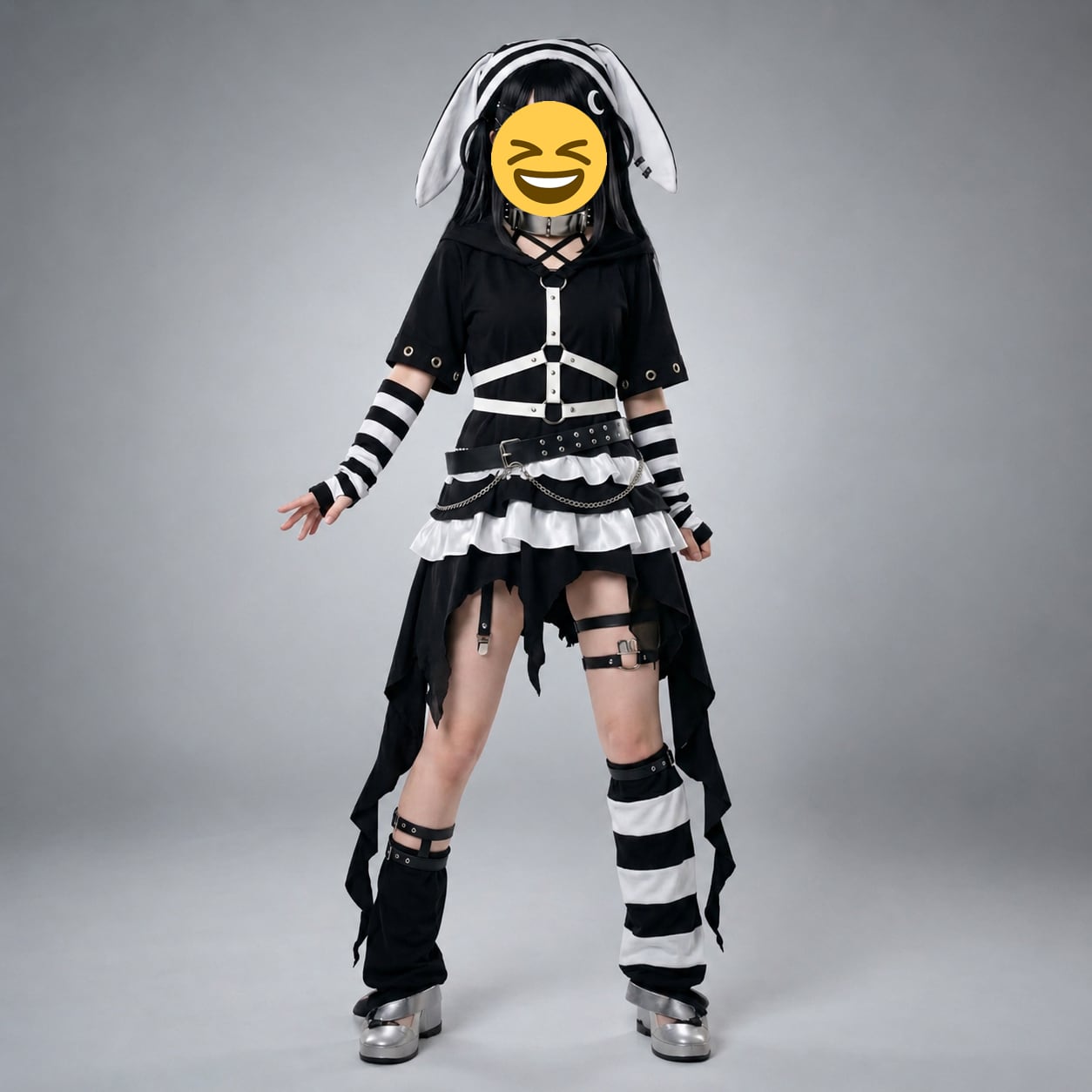 コスプレ衣装 にじさんじ 風 月ノ美兎 Cellmates セルメイツ 収監 囚人