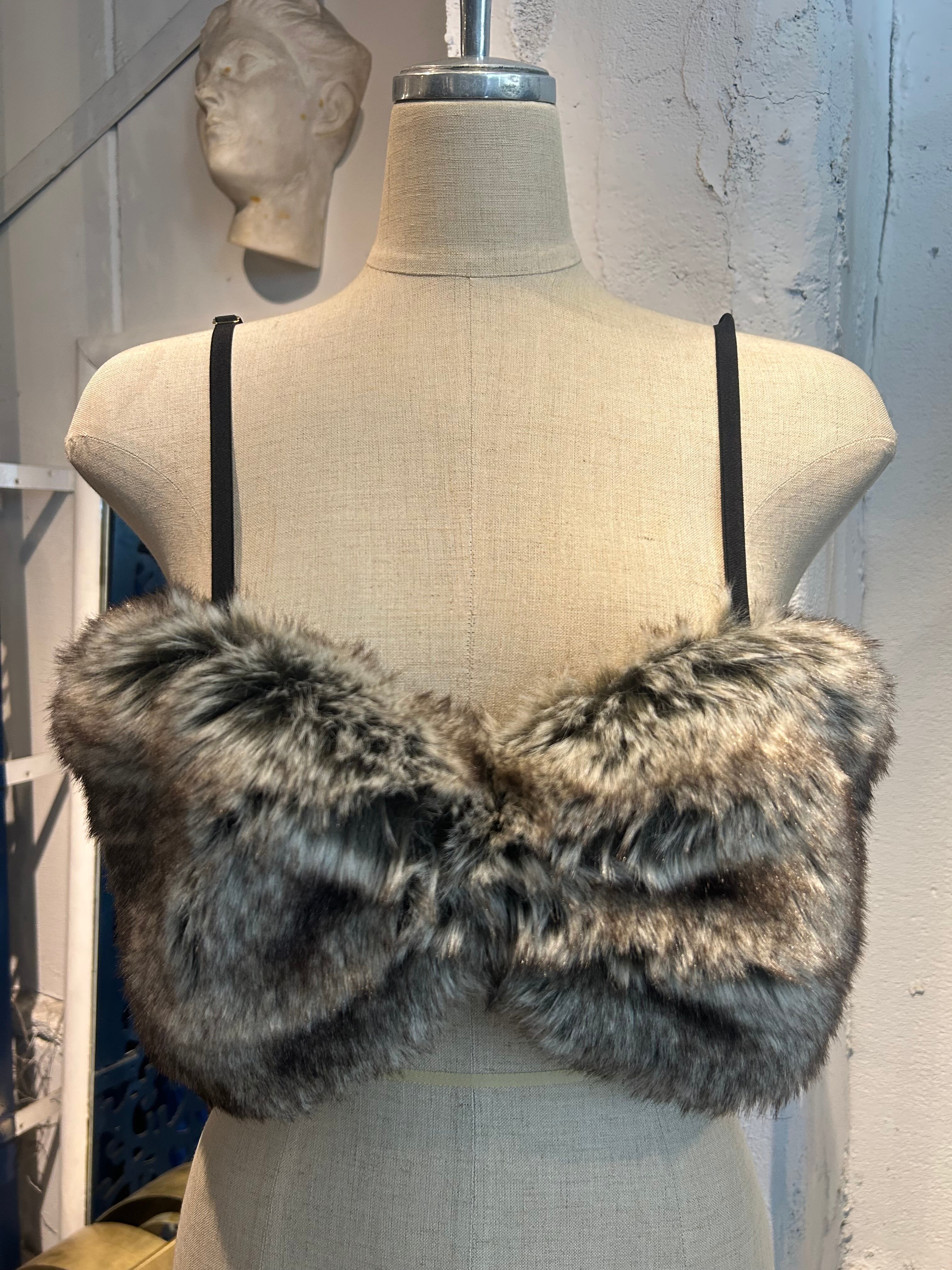 トップス FUMIE TANAKA animal far bustier FUMIETANAKA animal fur bustier | AAR