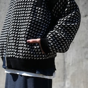 YASHIKI / GANKO別注 Shinsetsu Drivers Knit レディース着用コーディネート