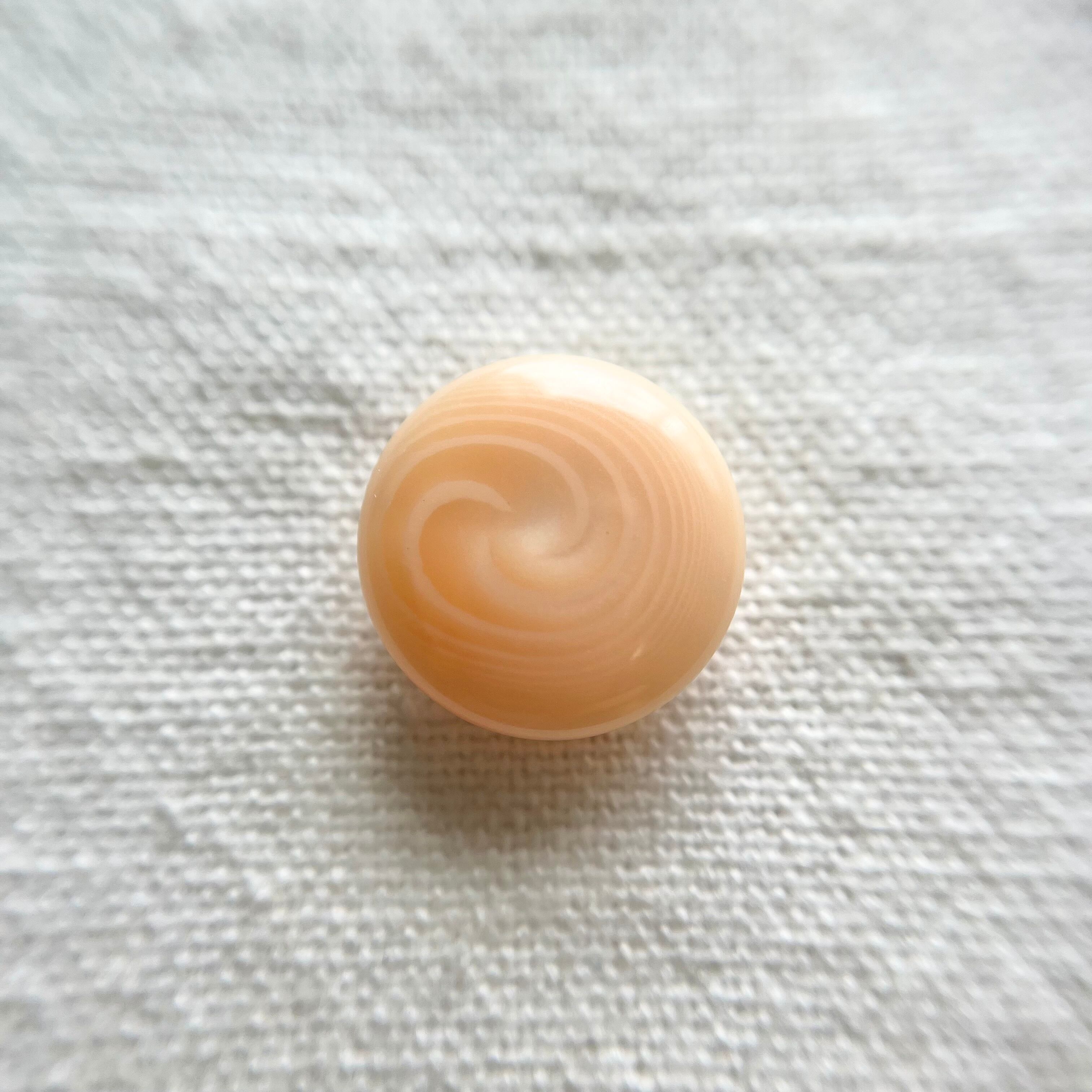 イタリア パステルオレンジマーブル 15㎜