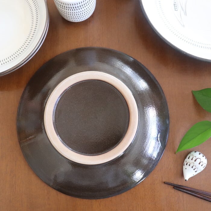 小石原焼 蔵人窯 皿22cm 麦 Koishiwara-yaki Plate 22cm #123 | 和食器