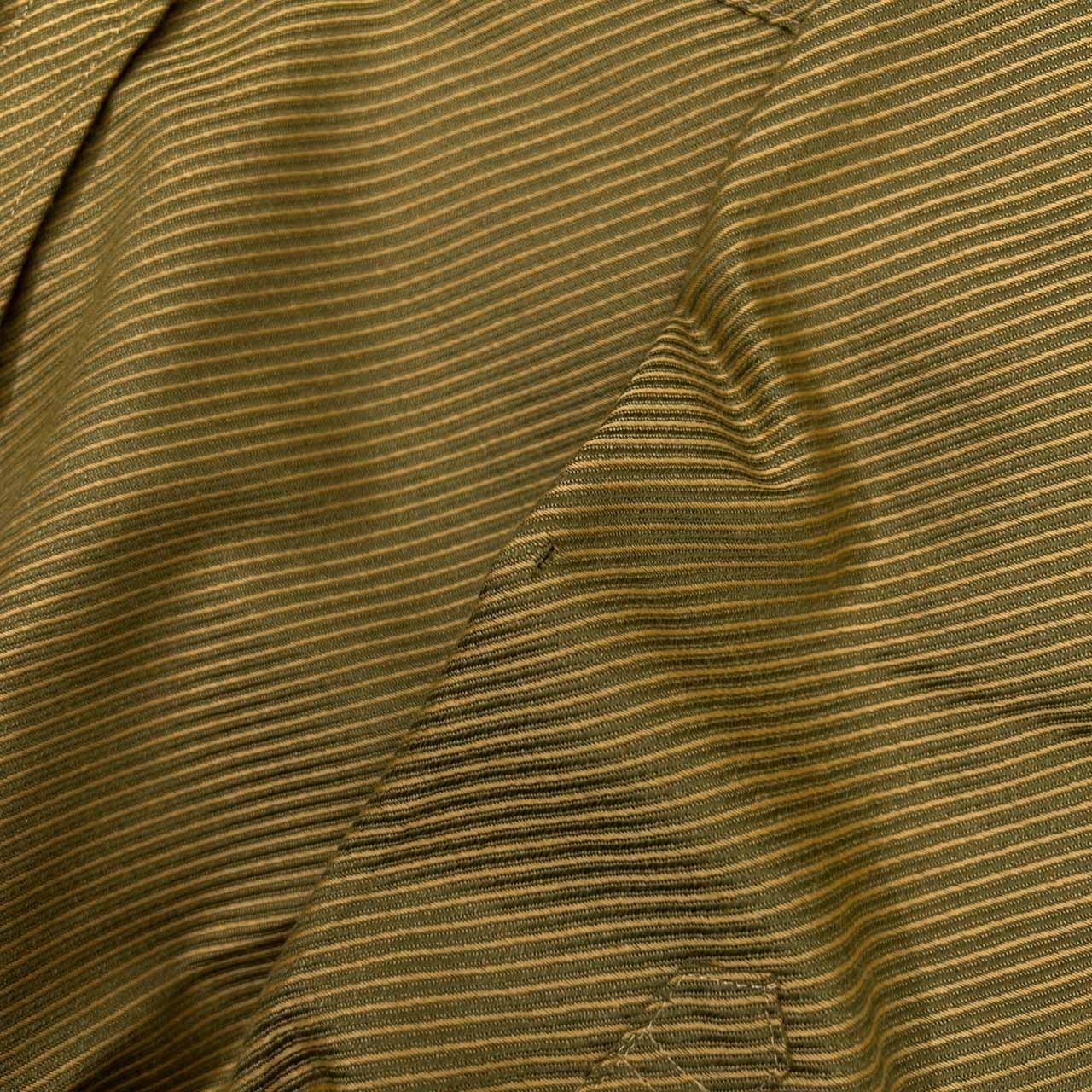 90s シルク RAIKA ライカ ストライプ 長袖シャツ M/メンズ ビンテージ