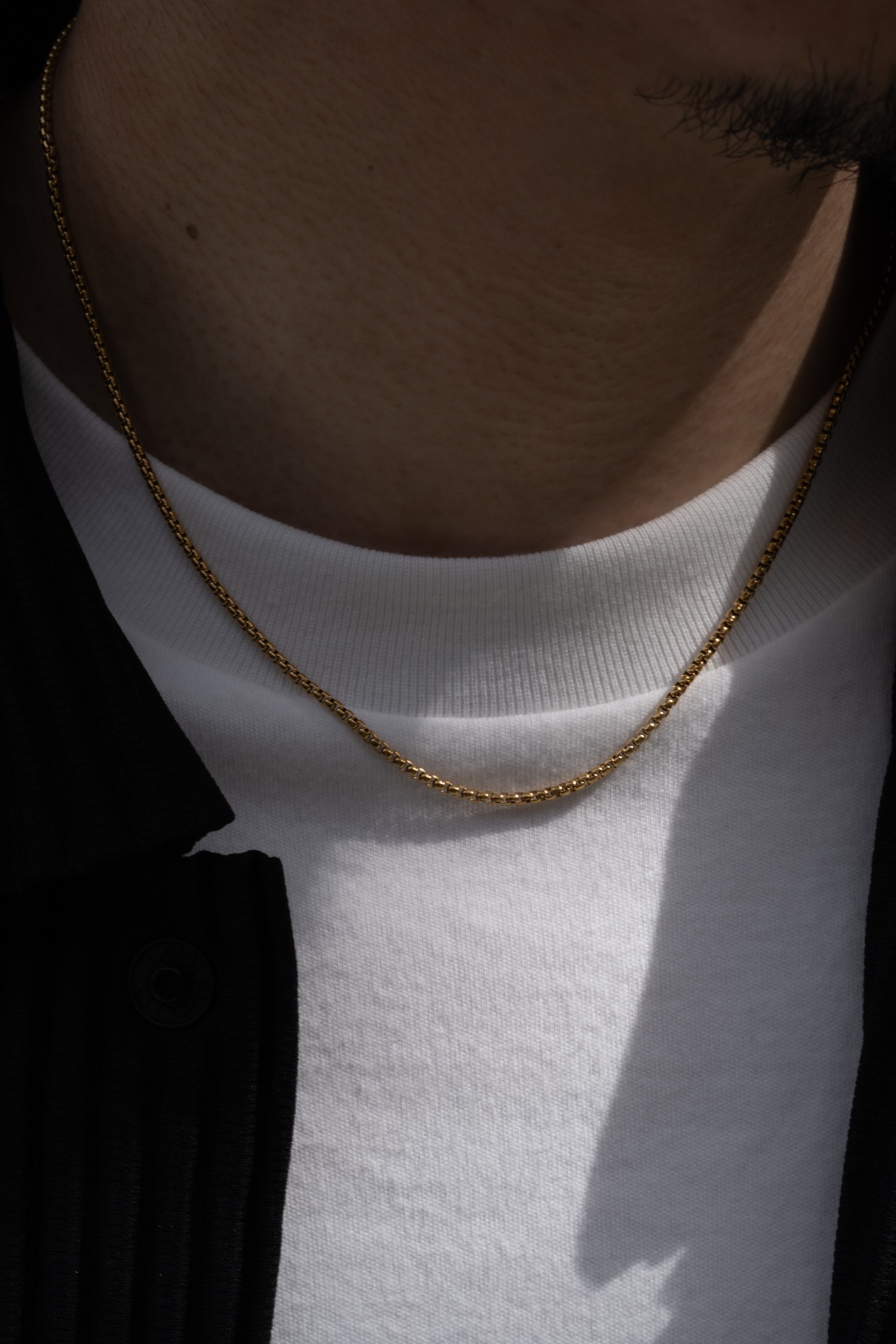 5/2(sat)発売【Box Glow Skin Necklace】 / GOLD