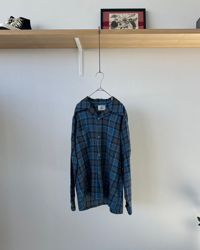 -Van Heusen- Vintage 60s M Check Shirt