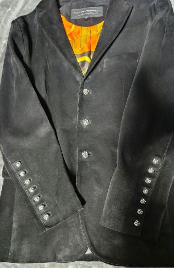 CHROME HEARTS クロムハーツ ハラコレザー スエード ジャケット