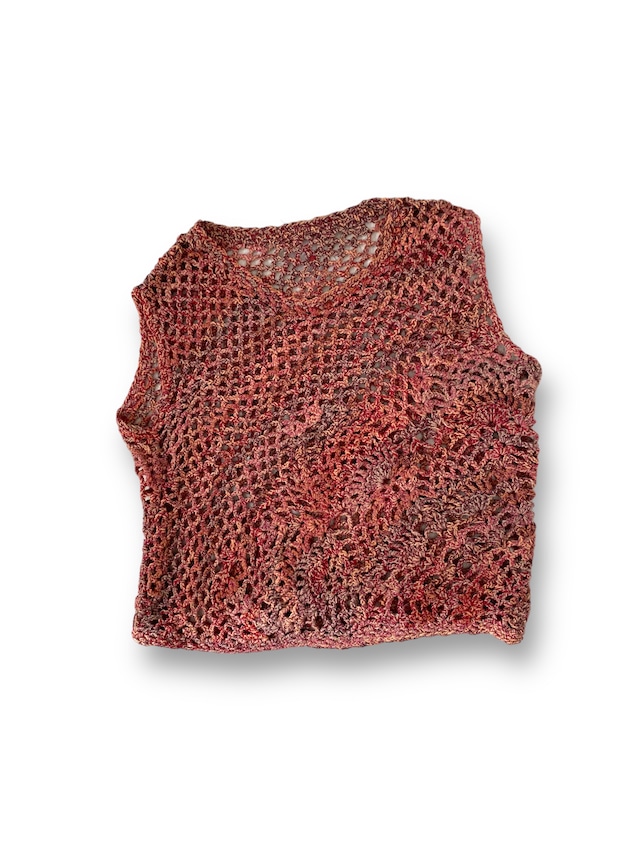 Sleeveless hand knit