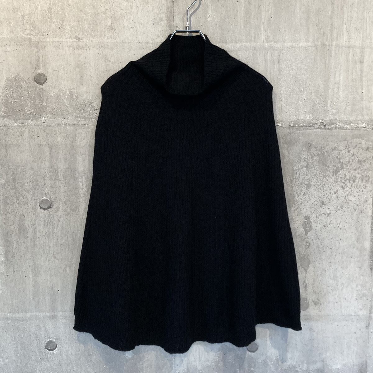 30%OFF】【Veritecoeur】タートルポンチョ ブラック VCK-236 ヴェリテ